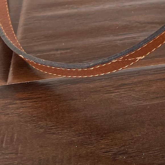 Vintage Didier Lamarthe Brown Leather Crossbody - Picture 6 of 9